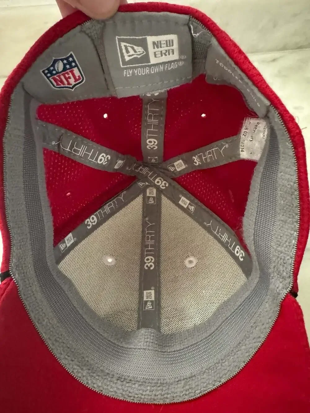 Lot of 2 New Era Toddler Baseball Hats: San Francisco 49ers 39THIRTY and San Fra